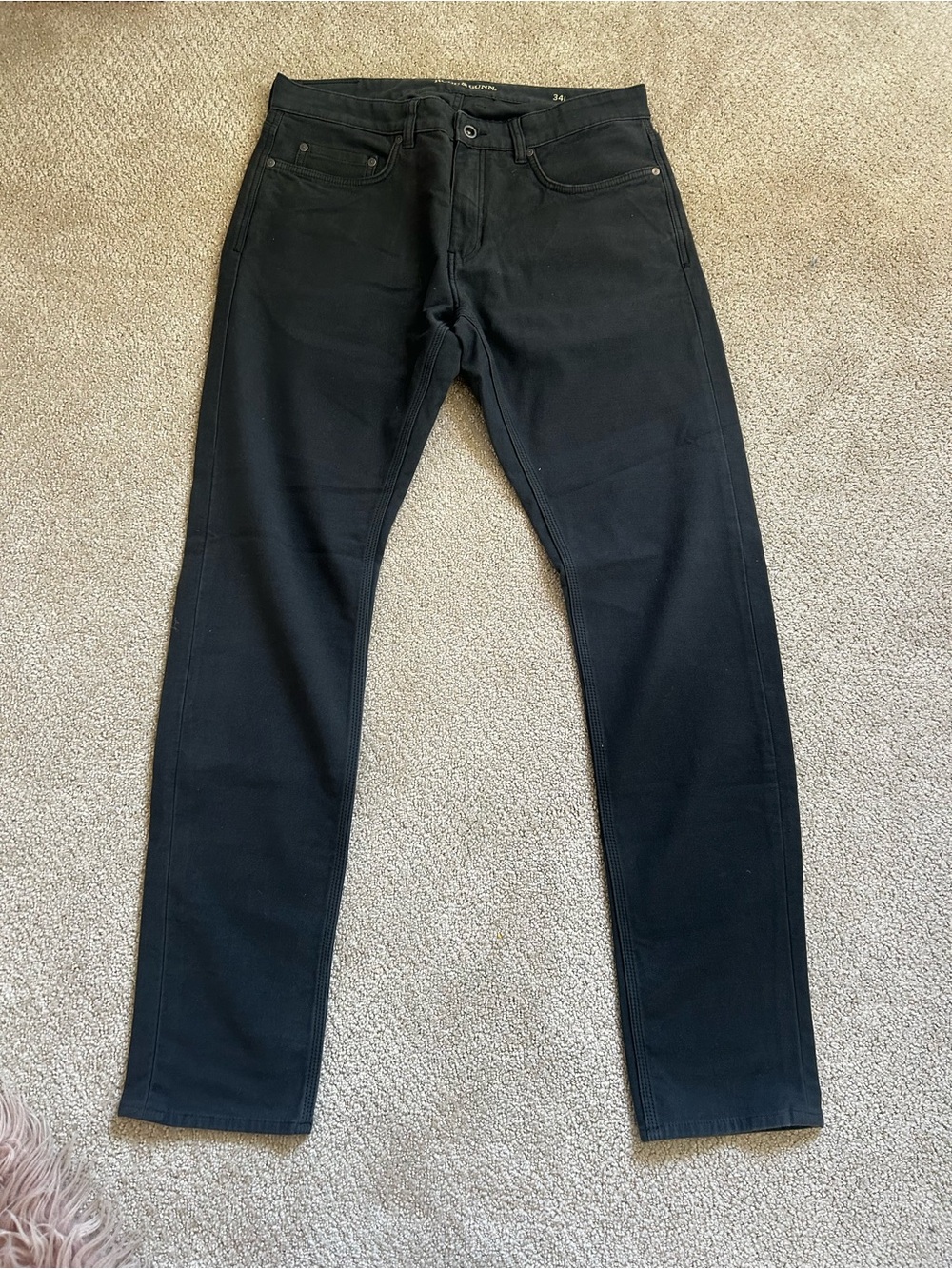 Rodd & Gunn Men's Slim Straight Black Jeans